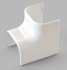 Угол внутр для РКК-74х55 (белый) (упак. 4 шт)