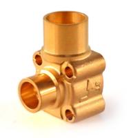 Корпус клапана TE 12/20 под пайку, угловой , 22 мм х 28 мм