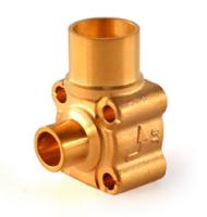 Корпус клапана ТЕ 5 под пайку, угловой 12х16