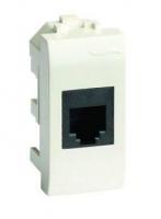 Розетка RJ-11 телефонная 1 модуль ДКС