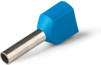 Наконечник штыр изолир (двойной) НШвИ(2) Н 2,5-10