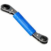 Ключ накидной VRT-202 вентильный с трещоткой 1/4", 3/16", 9/16", 1/2"